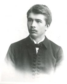 Josef Chudáček, 1901. Zdroj: AMP, Rodinný archiv Chudáčků, rkp. 22c195.