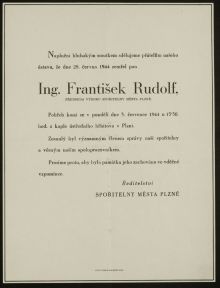 AmP, Sbírka úmrtních oznámení, Rudolf František