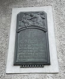 Památce obětí rakouské hladové perzekuce.  Zdroj: Archiv města Plzně.