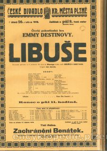 AmP, Sbírka divadelních plakátů plzeňských, 16. 4. 1918