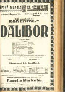 AmP, Sbírka divadelních plakátů plzeňských, 18. 4. 1918
