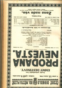 AmP, Sbírka divadelních plakátů plzeňských, 12. 4. 1918