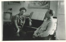 Miloslav Gross a Antonín Brejcha, září 1966. Zdroj: Archiv města Plzně, Brejcha Antonín, LP 1057, i. č. O42149.