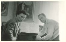 Miloslav Gross a Antonín Brejcha, září 1966. Zdroj: Archiv města Plzně, Brejcha Antonín, LP 1057, i. č. O42148.