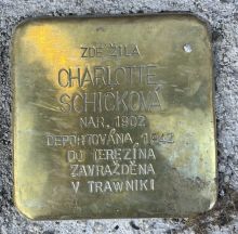 Stolpersteine: Kámen zmizelého – Charlotte Schicková