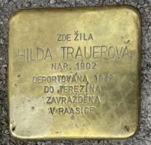 Stolpersteine: Kámen zmizelého – Hilda Trauerová