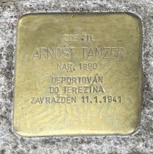 Stolpersteine: Kámen zmizelého – Arnošt Tanzer