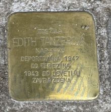 Stolpersteine: Kámen zmizelého – Edith Tanzerová