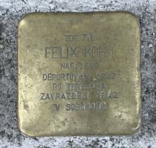 Stolpersteine: Kámen zmizelého – Felix Kohn